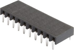M20-7891046, PCB Receptacle, Board-to-Board, 2.54 мм, 1 ряд(-ов), 10 контакт(-ов), Монтаж в Сквозное Отверстие