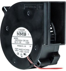 09533GA-12K-AA-00, Radial fan DC DC 93.5x93.5x33 mm 12 V 34.8 m³/h