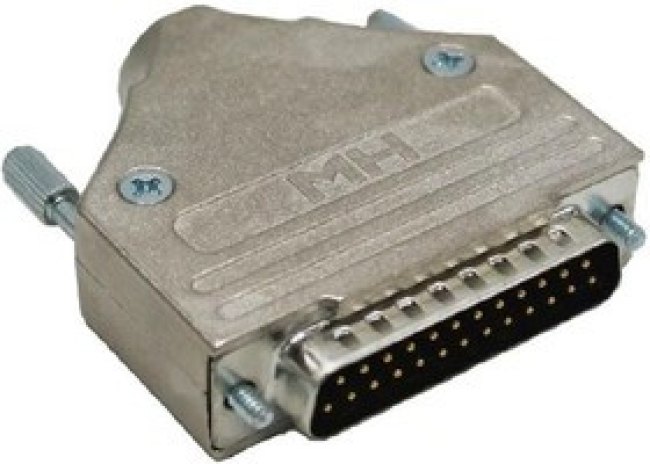 MHDM25-DB25S-K, Разъем D-Sub; PIN: 25; вилка; "мама"; прямой; пайк