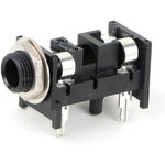 RA49C12A, Conn 1/4" Phone Jack F 2 POS 7.62mm Solder RA Thru-Hole 4 Terminal 1 Port RA49C12A, Conn 1/4" Phone Jack F 2 POS 7.62mm Solder RA Thru-Hole 4 Terminal 1 Port