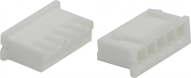 XHP-5, Провод-плата, вилка, "мама", XH, 2,5мм, PIN: 5, без контактов, 250В