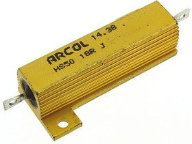 HS50 18R J, 18 50W Wire Wound Chassis Mount Resistor HS50 18R J ±5%