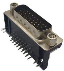 RND 205-01006, Plug High Density D-Sub Connector, DA-26, Radial Leads
