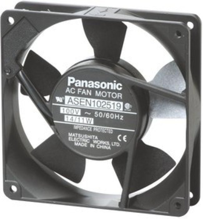 ASEN10215, AC Axial Fan, 220 В, Square, 120 мм, 25 мм, Качения