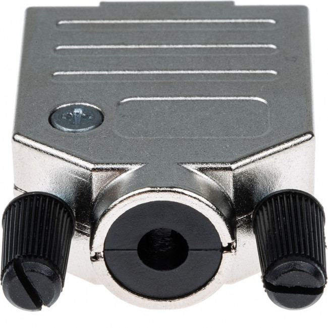 AMET-09 RS, AMET Series Zinc D Sub Backshell, 9 Way, Strain Relief