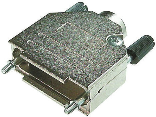 AMET-09 RS, AMET Series Zinc D Sub Backshell, 9 Way, Strain Relief