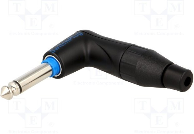 TM1RBJ, Вилка, Jack 6,3мм, "папа", mono, с выключателем, Кол-во полюс: 2