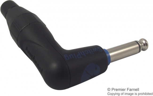 TM1RBJ, Вилка, Jack 6,3мм, "папа", mono, с выключателем, Кол-во полюс: 2