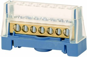 5015N, Колодка клеммная соединительная 1р 15х5.3мм синий