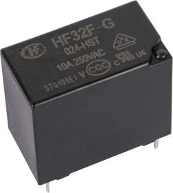 HF32F-G/024-HST, Реле 1 замык. 24VDC, 10A/250VAC SPST-NO