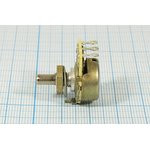 Резистор переменный, поворотный 4,7кОм, линейность В, ширина 18мм, вал и размеры ВС3-12,5, СП3-4ам