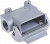 09200100251, Корпус для разъемов HAN, Han, размер 10А, Фиксация с защелкой