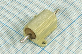 Резистор постоянный 100 Ом, 10 Вт, размер 20.0x22.0x12.0мм, 10%, WW, С5-47В в охладителе; Р 100 \ 10\AXI 20,0x22,0x12,0\ 10\WW\2C\С5-47В\