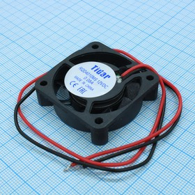 RQD 4010MS 12VDC, (40*40*10 12V), Вентилятор 12В 40x40х10мм, 6000 об/мин., 9.9м3/час, 22дБ, подшипник скольжения, тип вывода - провод