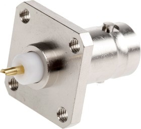 R142412000, RF Connectors / Coaxial Connectors BNC / SQUARE FLANGE JACK RECEPTACLE WITH SOLDER POT CONTACT R142412000, RF Connectors / Coaxial Connectors BNC / SQUARE FLANGE JACK RECEPTACLE WITH SOLDER POT CONTACT