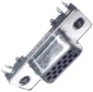 33DSMT1-E15SNCT, D-Sub Mixed Contact Connectors 15P HI DENSITY DSUB FEMALE R/A SMD 33DSMT1-E15SNCT, D-Sub Mixed Contact Connectors 15P HI DENSITY DSUB FEMALE R/A SMD