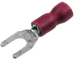 47484, Наконечник кабельный вилочный изолированный НВИ 1.5-4 серия ПРОФИ (КВТ) 47484, Наконечник кабельный вилочный изолированный НВИ 1.5-4 серия ПРОФИ (КВТ)