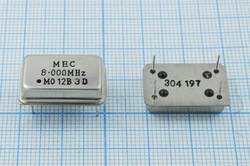 Кварцевый генератор 8.0МГц 5В,HCMOS/TTL в корпусе FULL=DIL14, гк 8000 \\FULL\T/CM\5В\MO-12B\MEC
