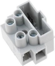DG801-02P (KLS2-510EW-2P), Колодка проходная клеммная, без фиксации, 10А, 2.5 кв.мм