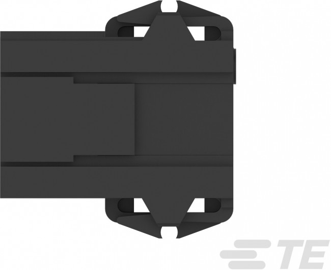 207018-1, Conn Housing RCP 12 POS 5mm Crimp ST Cable Mount Black Package