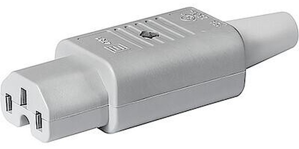 3-122-692, IEC CONN C15, 15A, 250VAC, SCREW, CABLE
