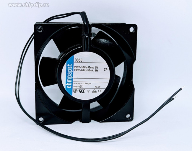 Вентилятор Ebmpapst 3850 92x92x38мм AC осевой