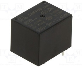 SRD-SH-124DM, Реле: электромагнитное; SPST-NO; 10А; THT; Серия: SRD; 100мОм