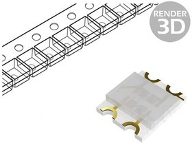 RF-W2S155TS-A37, LED; SMD; 1206; green/blue/yellow; 3.2x2.7x0.7mm; 140°; 20mA RF-W2S155TS-A37, LED; SMD; 1206; green/blue/yellow; 3.2x2.7x0.7mm; 140°; 20mA