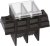 TS61-2E, Barrier Strip, 16mm Pitch, 60A, 600 V, Screw Down Termination