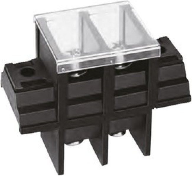 TS61-2E, Barrier Strip, 16mm Pitch, 60A, 600 V, Screw Down Termination