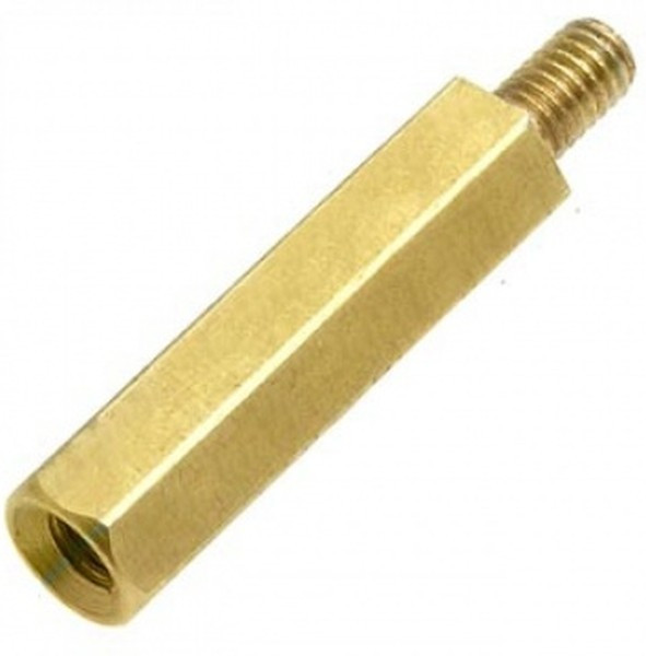 PCHSN-18, Стойка для печатных плат, шестигр., латунь, М3, 18 мм