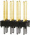 TSW-104-14-L-D, TSW Series Straight Through Hole Pin Header, 8 Contact(s), 2.54mm Pitch, 2 Row(s), Unshrouded TSW-104-14-L-D, TSW Series Straight Through Hole Pin Header, 8 Contact(s), 2.54mm Pitch, 2 Row(s), Unshrouded