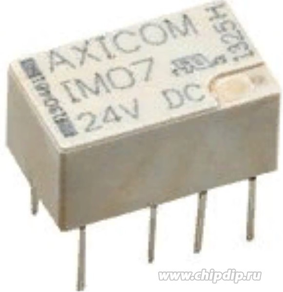 3-1462037-0, Signal Relay 24VDC 2A DPDT(10x6x5.65)mm THT Medical