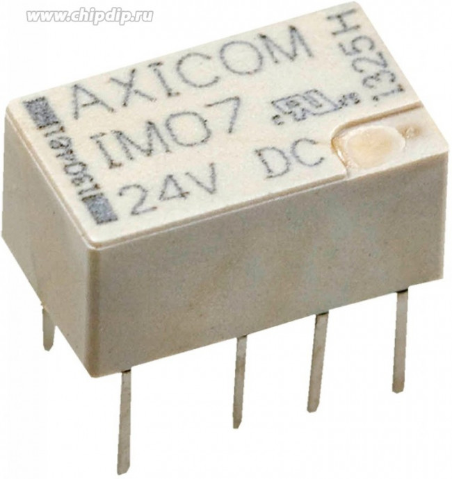 3-1462037-0, Signal Relay 24VDC 2A DPDT(10x6x5.65)mm THT Medical