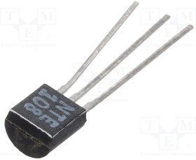NTE108, Транзистор: NPN, биполярный, 15В, 50мА, 0,625Вт, TO92