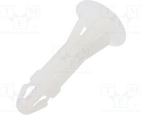 DR8G820V40582, Втулка дистанцирующая, полиамид, Дл 14мм, защелка / защелка