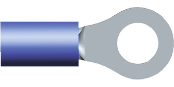 31903, TERMINAL, RING TONGUE, #10, CRIMP, BLUE 31903, TERMINAL, RING TONGUE, #10, CRIMP, BLUE