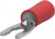 52929-3, TERMINAL, SPRING SPADE, #6, RED