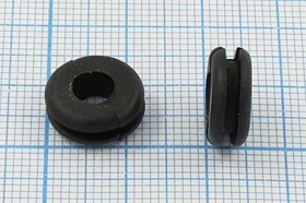 Изоляционная втулка проходная 7x8x2x9,5/15, материал резина, черный, ПИТ7/10