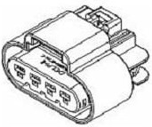 13521459, Automotive Connectors 4P FM BLK CONN ASSY 280 SERIES 25 AMPS