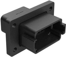 AT04-12PA-LE14, Automotive Connectors 12 Pos Rcpt Fng Mnt Conn Pin Blk Key A