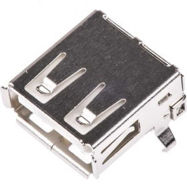 61400416021, USB Connectors WR-COM Type A 4Pin Horztl Female