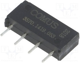 3570.1419.053, Реле: герконовое, SPST-NO, Uобмотки: 5ВDC, 500мА, макс.200ВDС