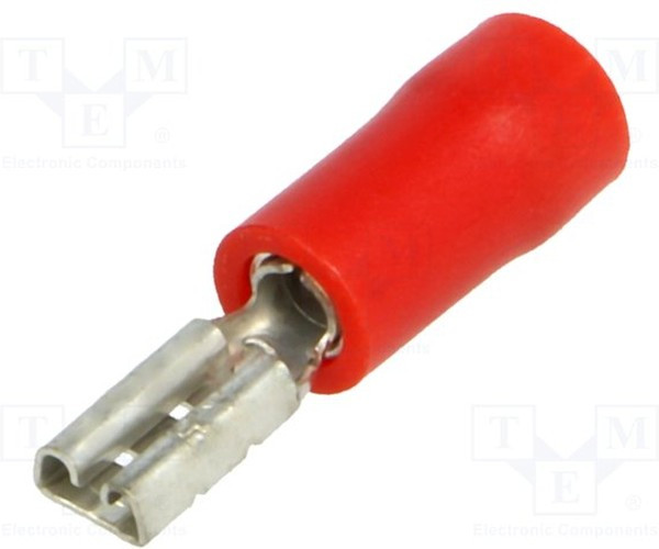 BM 00395, Наконечник: плоский, 2,8мм, 0,5мм, "мама", 0,25-1,5мм2, обжим