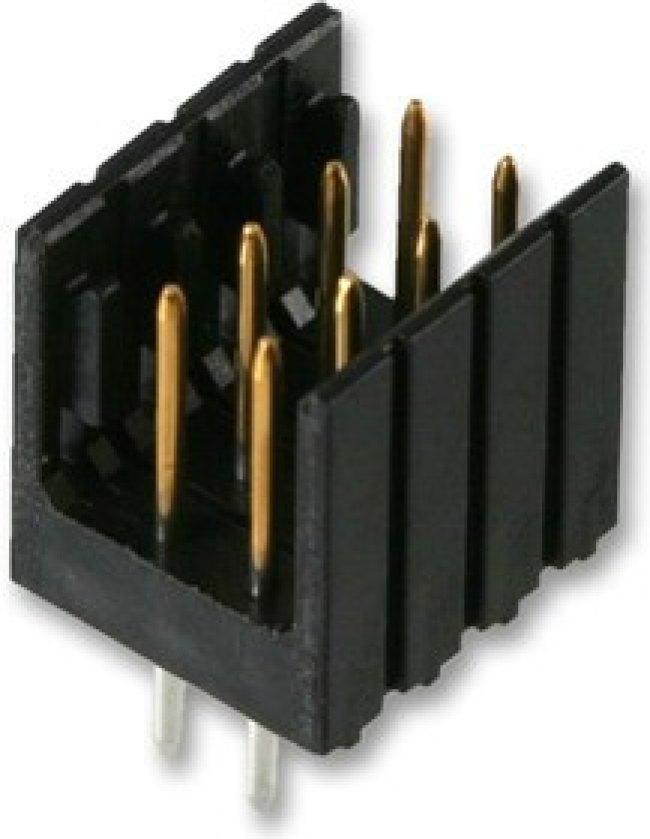 826469-3, Conn Shrouded Header HDR 6 POS 2.54mm Solder ST Thru-Hole Box