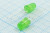 Светодиод 5 x 9, зеленый, 250 мкд, угол 60, цвет линзы: зеленый матовый, 5PG4SD
