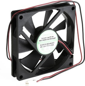 EC8015H12S, Вентилятор 12В, 80х80х15мм , подш. скольжения, 3000 об/мин