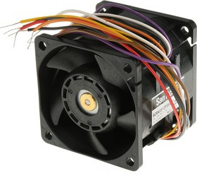 9CRA0612P6K001, San Ace 9CRA Series Axial Fan, 12 V dc, DC Operation, 137m³/h, 37.2W, 3.1A Max, 60 x 60 x 56mm