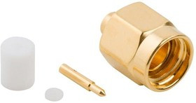 901-9867-RFX, RF Connectors / Coaxial Connectors STRT PLG .085S/R GLD