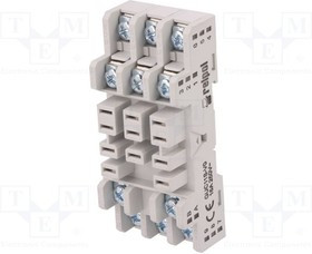 GUC11S-V0, Панелька, PIN: 11, 16А, 250ВAC, Монтаж: DIN,на панель, Серия: RUC-6